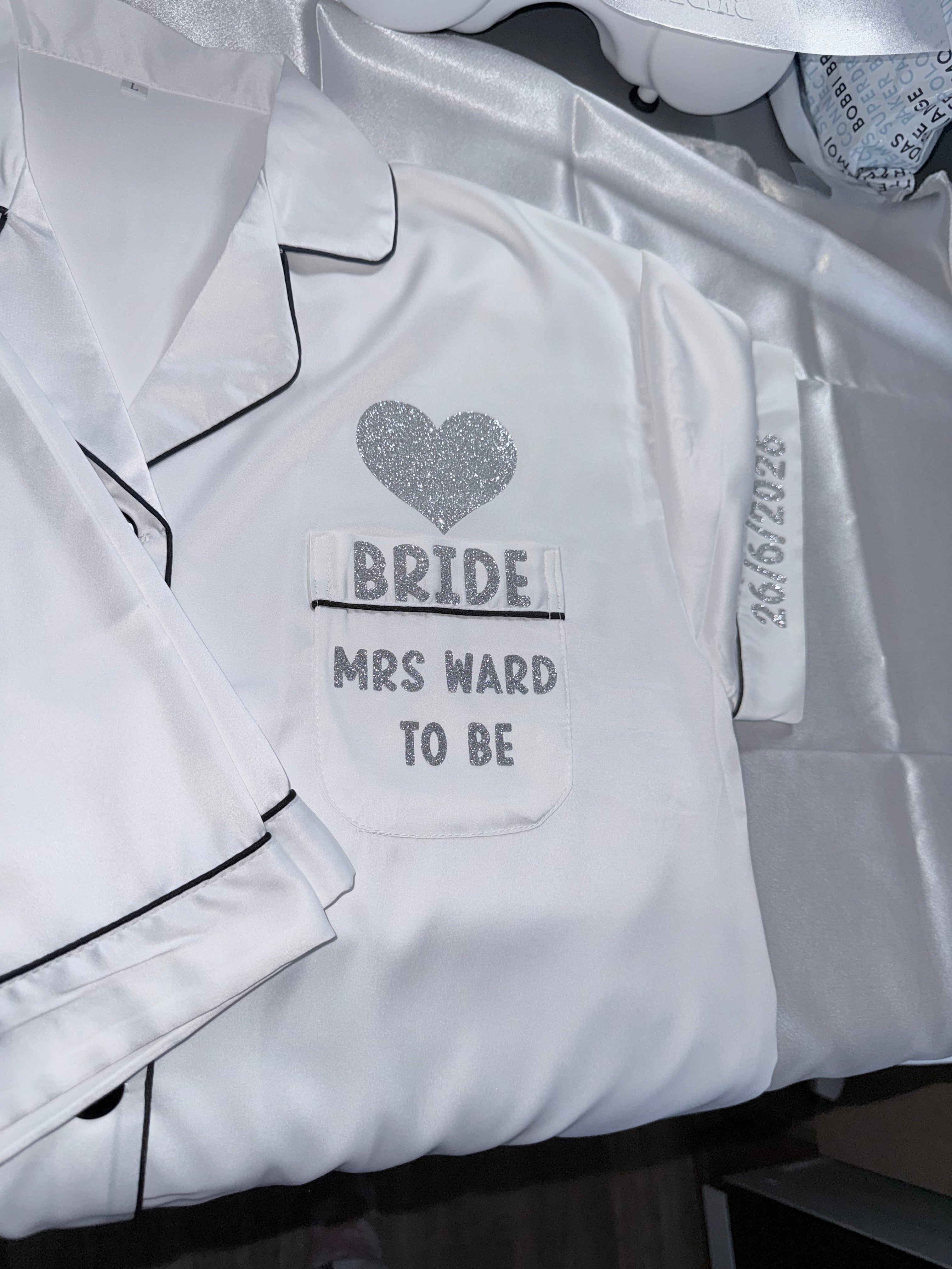 Bridal Satin Pyjamas