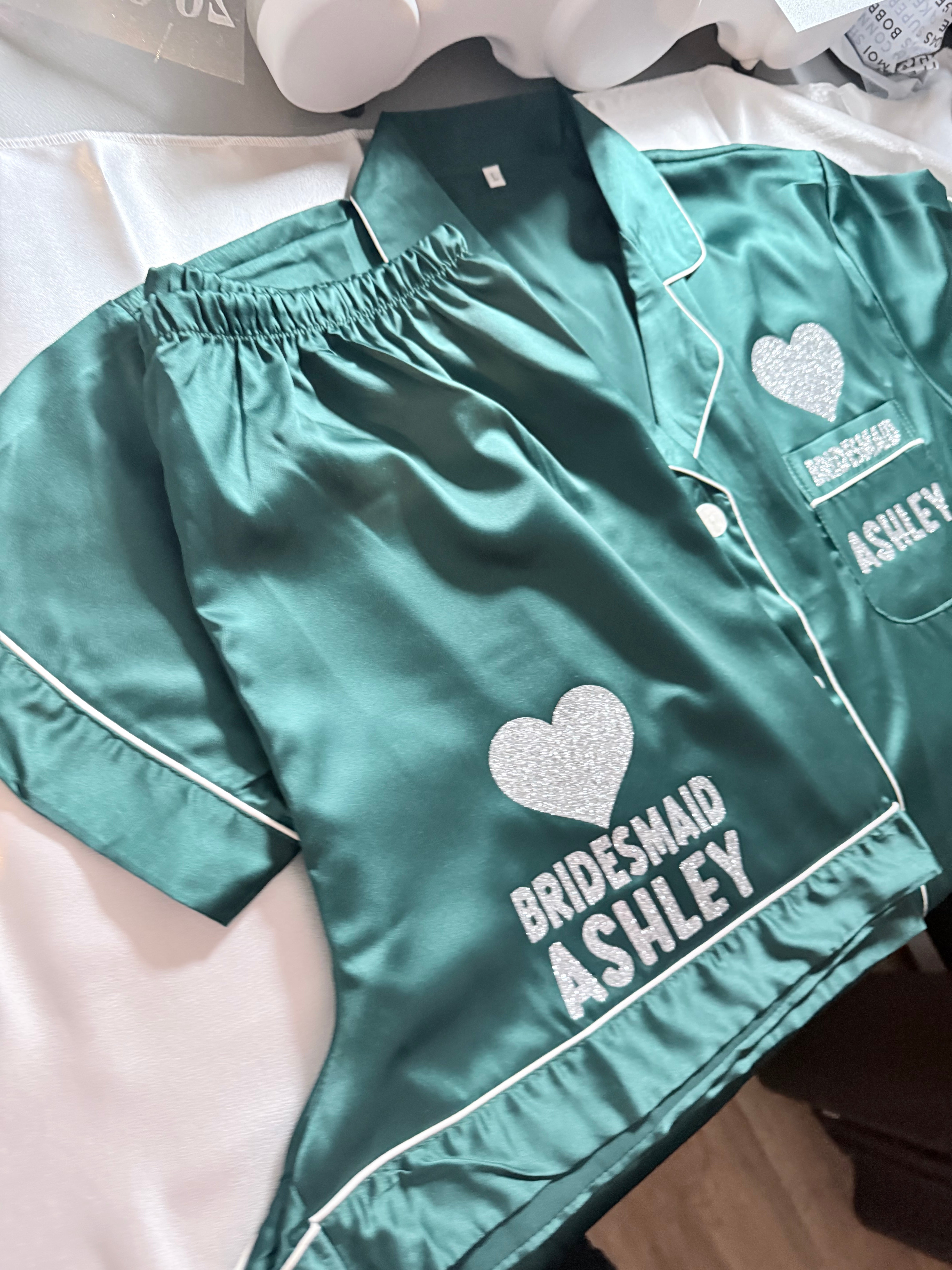 Bridal Satin Pyjamas