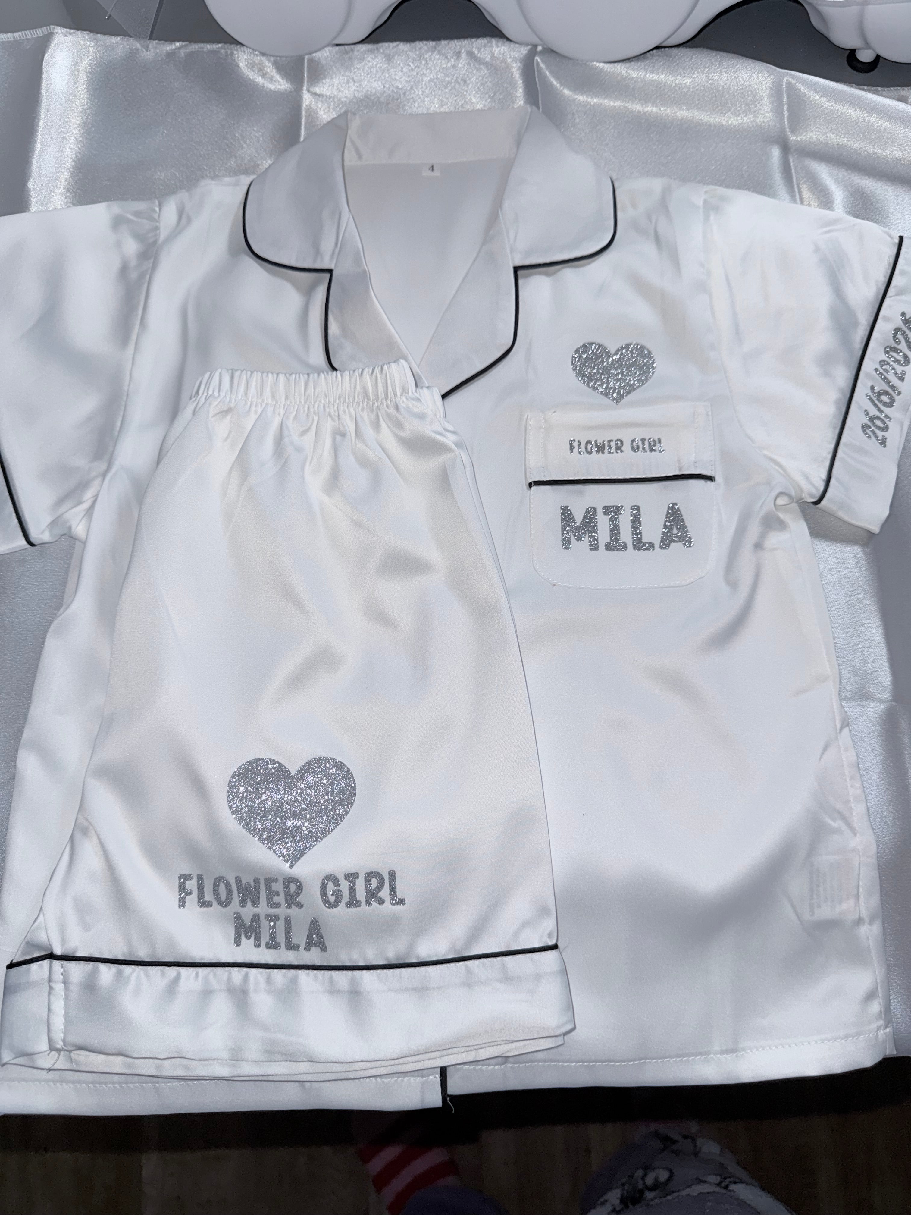 Bridal Satin Pyjamas