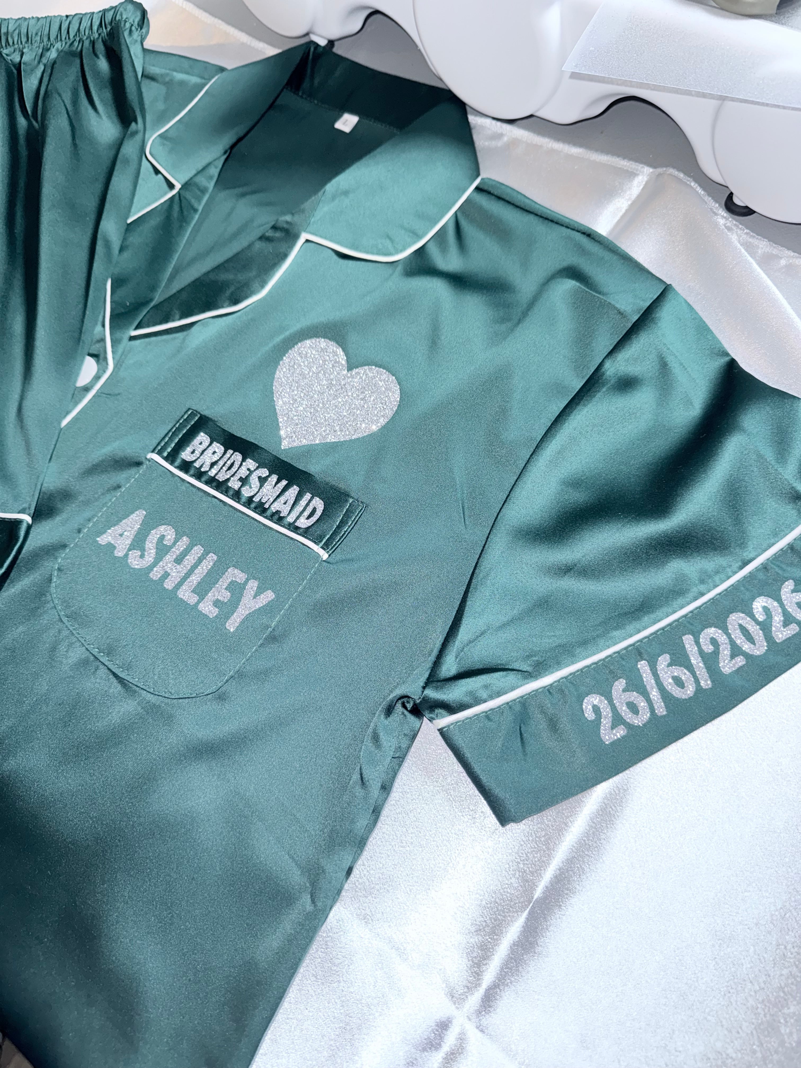 Bridal Satin Pyjamas